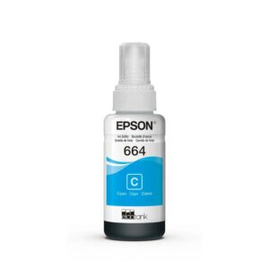 Epson Botella de Tinta T664220 L200 L210 L350 L355 L555 Cyan
