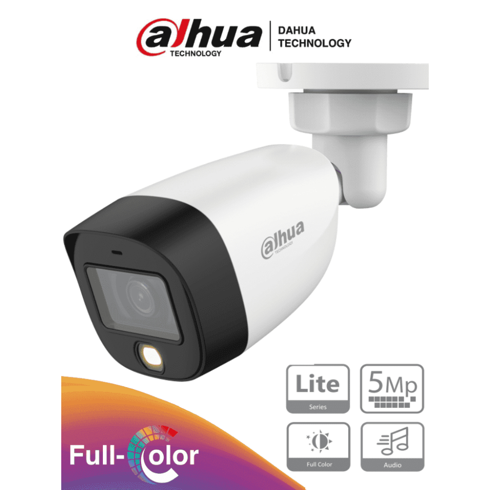 Dahua Cámara Bala HAC-HFW1509CN 5MP Full Color 3.6mm