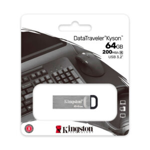 Kingston Memoria USB 3.2 Gen 1 DataTraveler Kyson 64GB Metálica