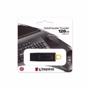 Kingston Memoria USB DataTraveler Exodia 128GB 3.2 Gen1 Negra Amarilla