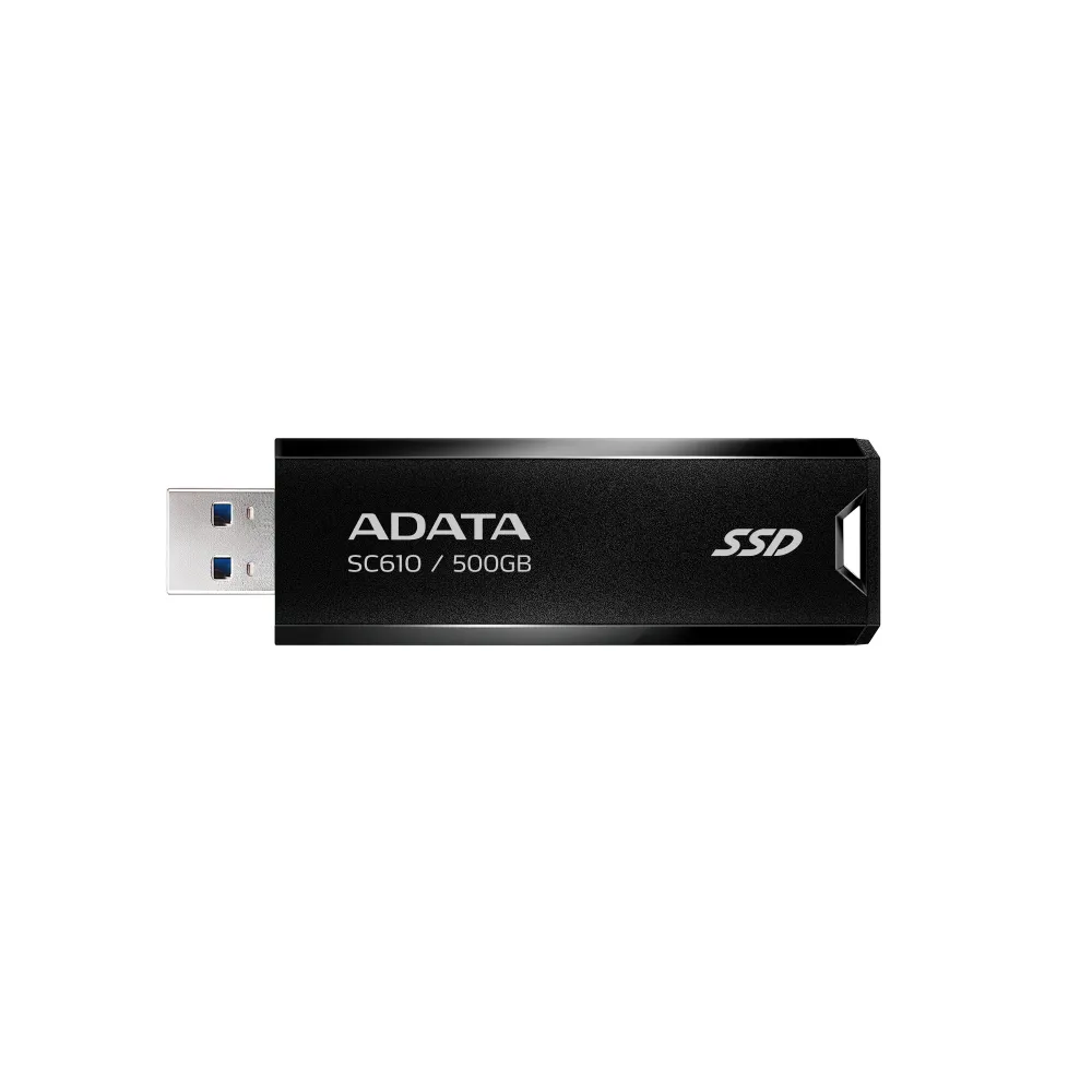 ADATA SSD Externo Mini C610 500GB USB Negro