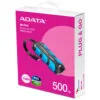 ADATA SSD Externo SC740 500GB Tipo C Velocidad 1000MBs