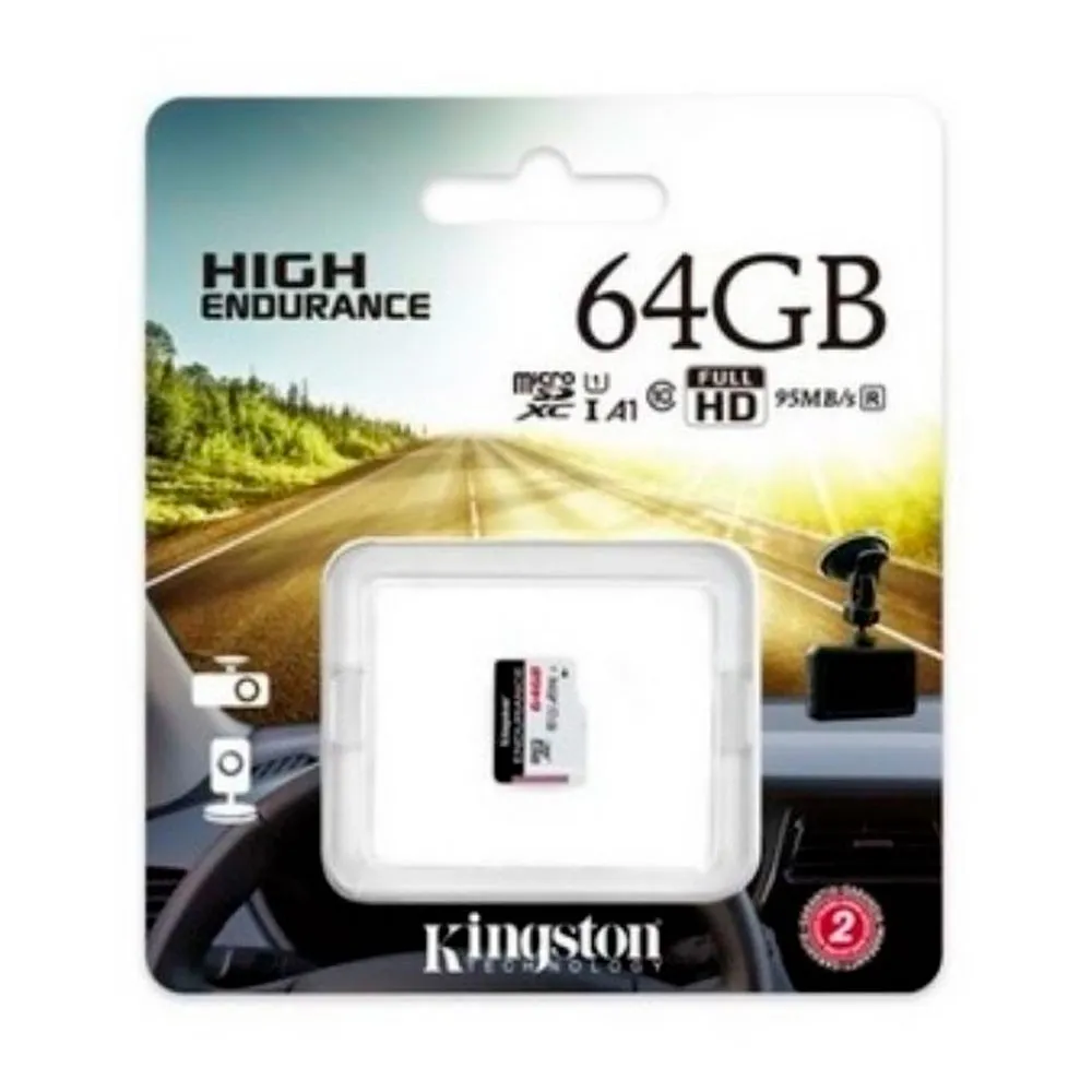 Kingston Micro SD Endurance 64GB Alta Resistencia 95R/30W