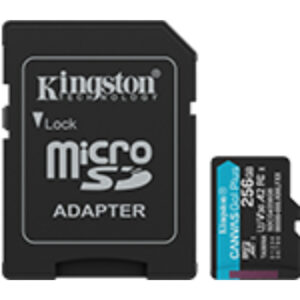 Kingston Memoria Micro SD Canvas Go Plus Gen4 256GB 200MBs