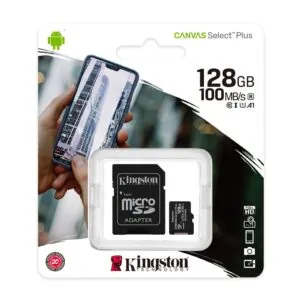 Kingston Micro SD Canvas Select Plus 128GB Negro
