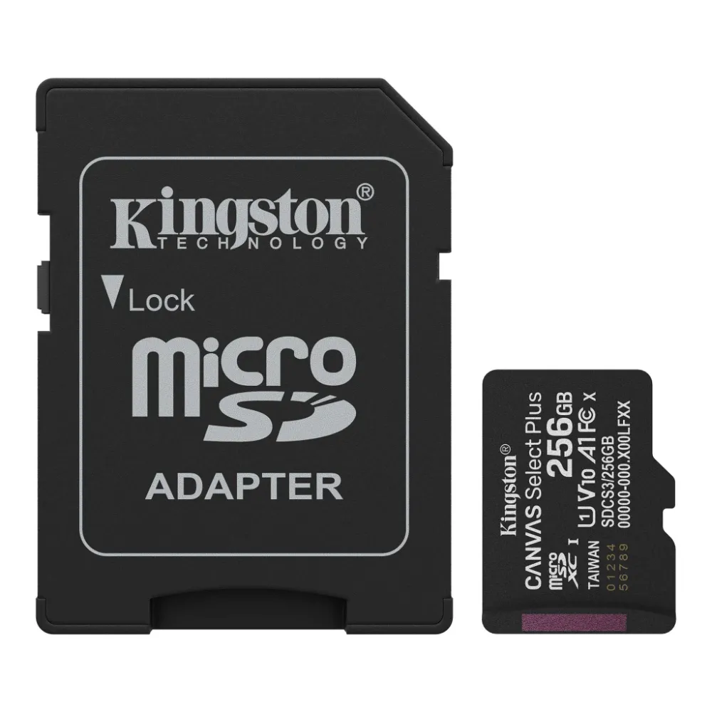 Kingston MicroSD Canvas Select Plus Gen3 150MB/s 256GB