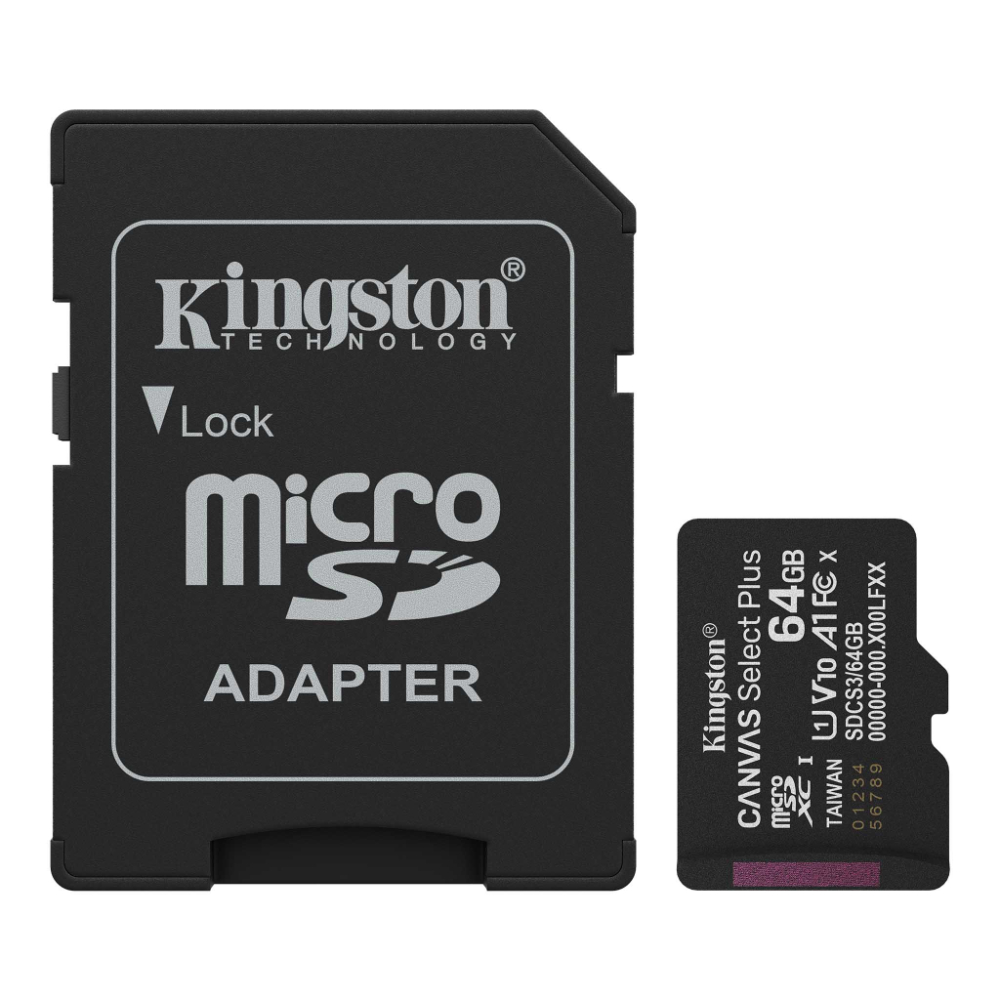 Kingston microSDXC Canvas Select Plus Gen3 64GB 100MBs