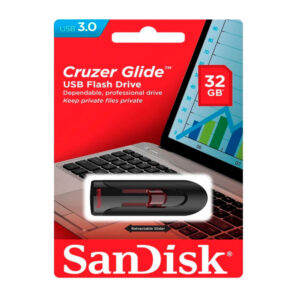 SanDisk Memoria USB Cruzer Glide 3.0 32GB Plug and Play