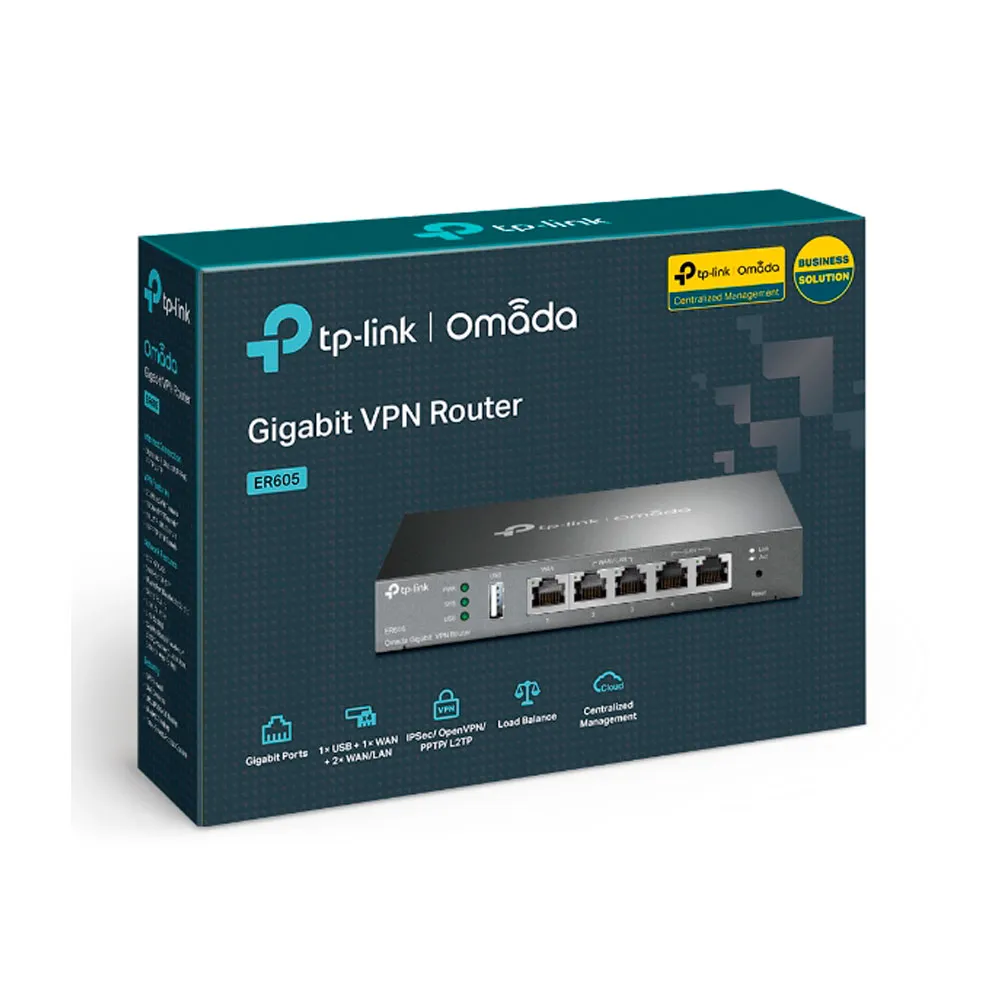 TP-Link Router Balance de Carga TL-R470T+ 4 Puertos WAN Negro