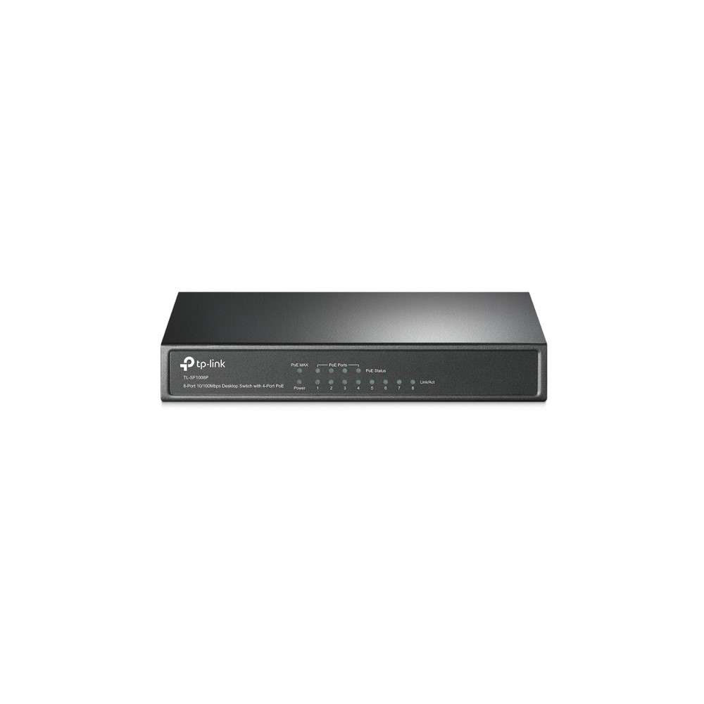 TP-Link Switch Poe de Escritorio Gigabit TL-SF1008P 8 Puertos