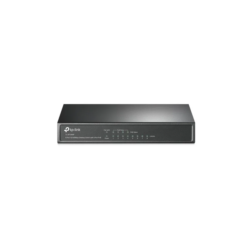 TP-Link Switch Poe de Escritorio Gigabit TL-SF1008P 8 Puertos