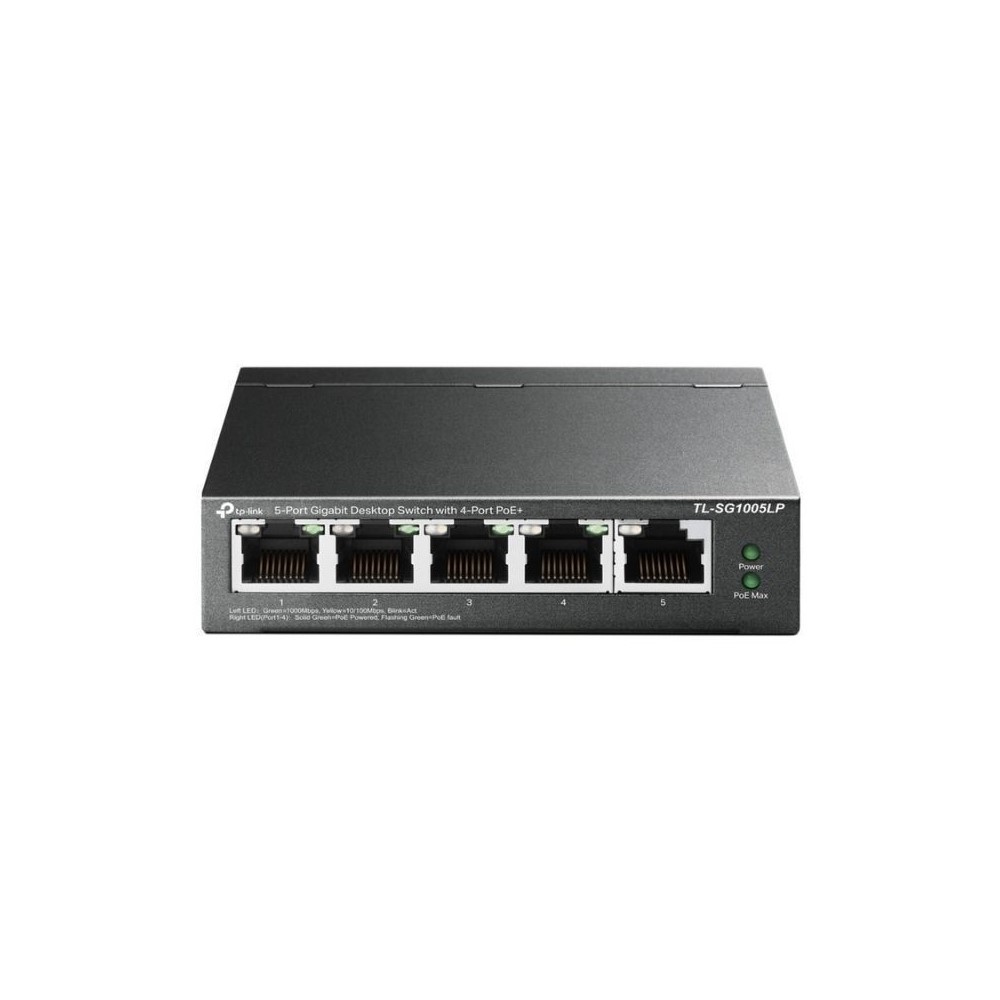 TP-Link Switch PoE de Escritorio TL-SG1005LP 5 Puertos
