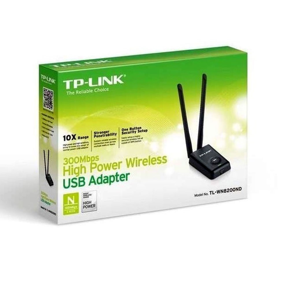 TP-Link Extensor de Rango USB TL-WN8200ND Alta Potencia 300Mbps