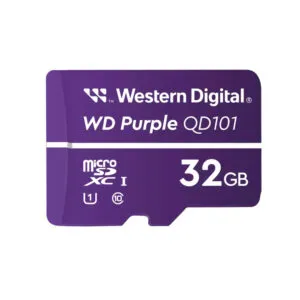 Western Digital MicroSD Purple 32GB para Cámaras Seguridad 24/7