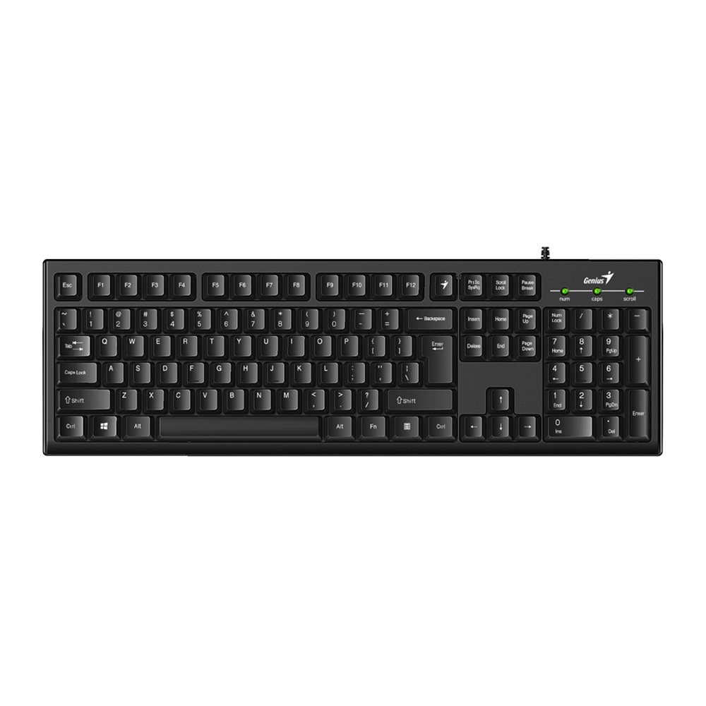 Genius Teclado Smart KB-100 USB Alámbrico Negro
