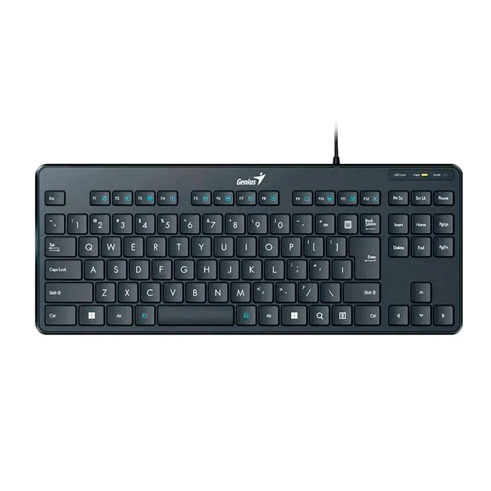 Genius Teclado Luxemate 110 USB Negro Compacto