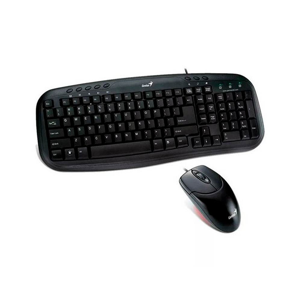 Genius Teclado y Mouse KM-200 Smart USB Black