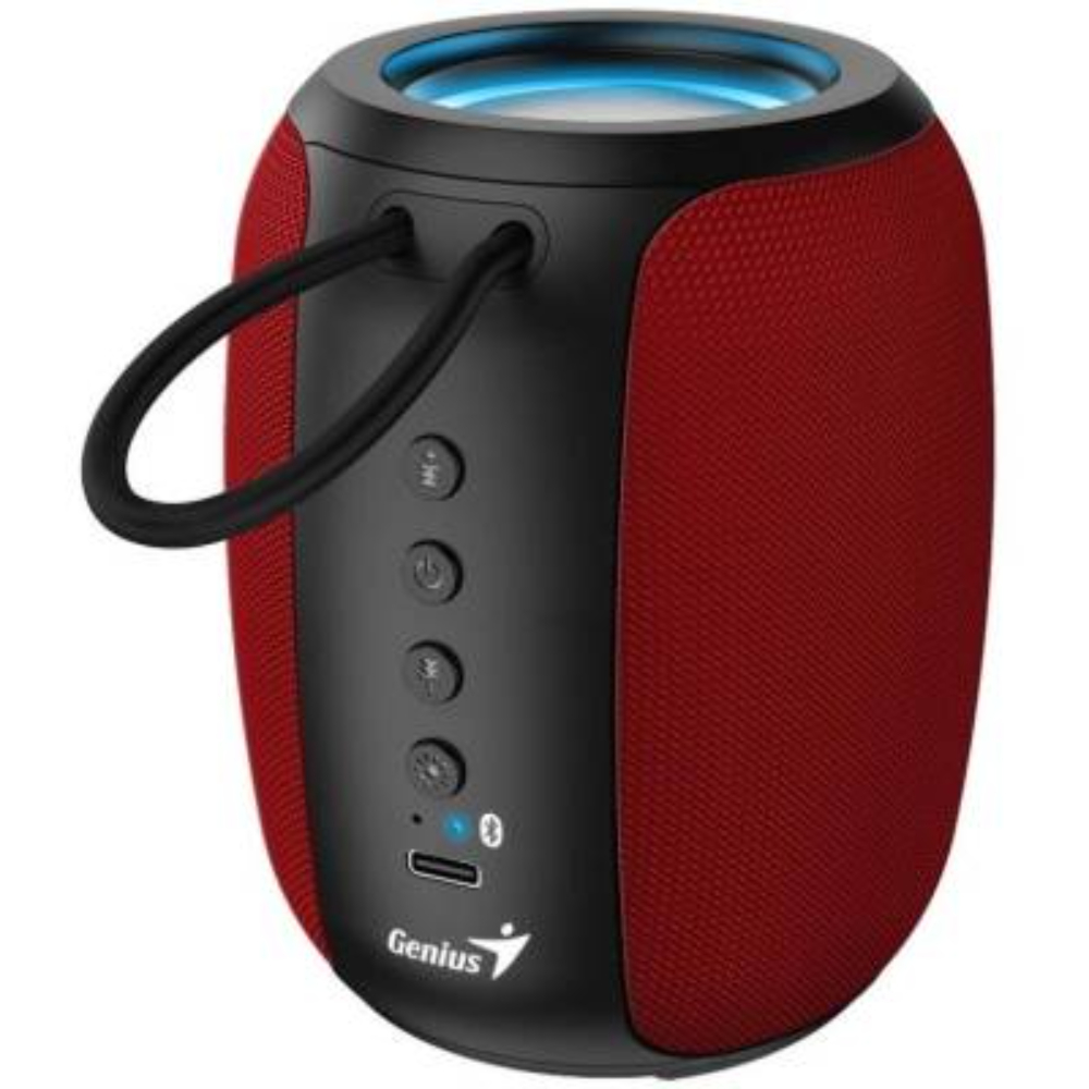 Genius Parlante Bluetooth SP-915BT Rojo Portátil