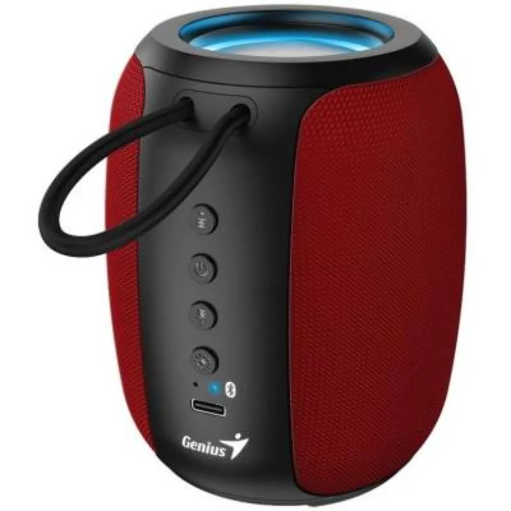 Genius Parlante Bluetooth SP-915BT Rojo Portátil