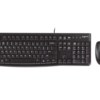 Combo LOGITECH Teclado + Mouse MK120 COLOR Negro