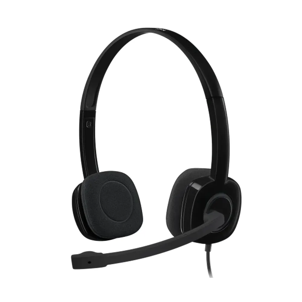 Logitech Diadema Estéreo Con Micrófono H151 Negro