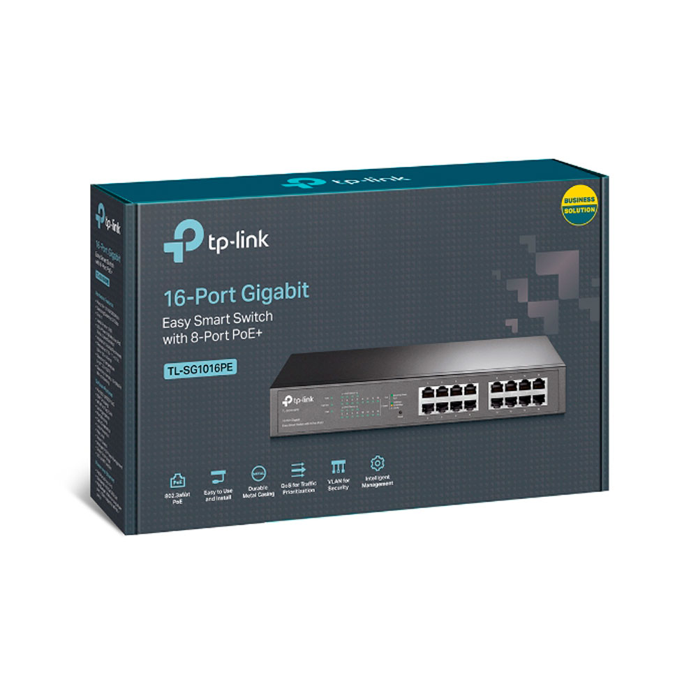 TP-Link Switch PoE TL-SG1016PE 16 Puertos Gigabit