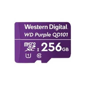 Western Digital Tarjeta MicroSD 256GB Para Cámaras de Seguridad