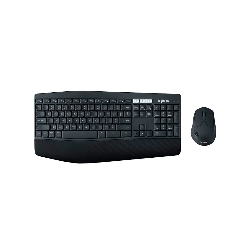 Logitech Combo Teclado Mouse Inalámbrico Multidispositivo MK850 Negro